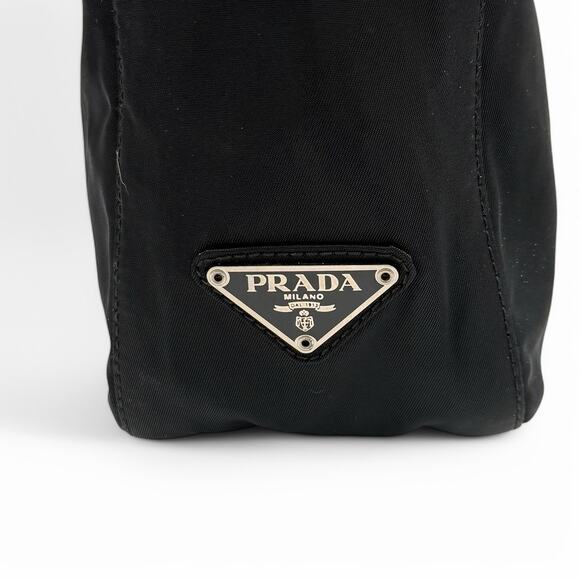 Authentic Prada Metropoli Shoulder Bag Black Nylon Italy Vintage. COA Included - Picture 3 of 7